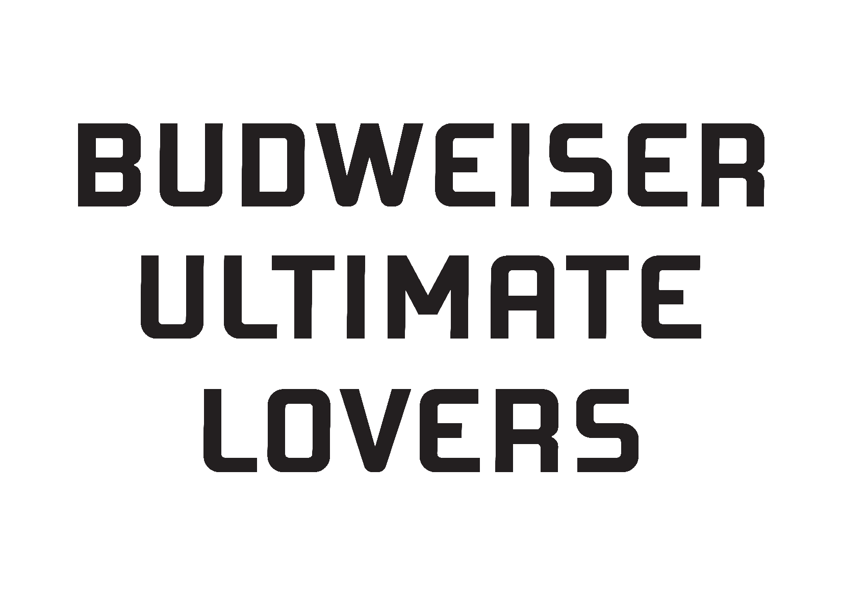 Budweiser Ultimate Lovers logo